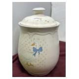 Vintage Tienshan Stoneware Canister from the