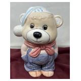 Ceramic "Sleepy Time" Teddy Bear Cookie Jar