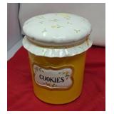 Yellow Flower Cookie Jar