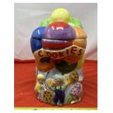 Vintage Ceramic Air Balloons Cookie Jar