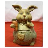 Ceramic Easter Bunny Cookie Jar