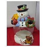 Christmas Snowman Cookie Jar