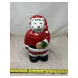 Vintage Ceramic "Santa Claws" Cookie Jar by