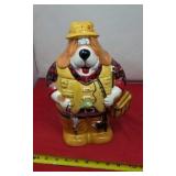 Culinary Collection Dog Fishing Cookie Jar