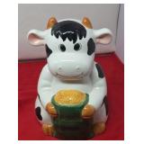 1980s-1990s Cow Cookie Jar