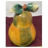 Ceramic Pear Shaped Cookie Jar