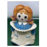 Ceramic Raggedy Ann Cookie Jar