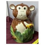 Ceramic Monkey Cookie Jar