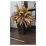 Wicker Planter With Fern