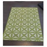 Green Rug 45"x66"