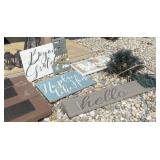 Hello, Blessed, Family Signs and Lanterns