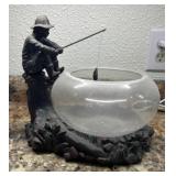 Vintage Decorative Fish Bowl featuring a Resin