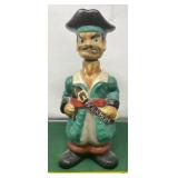 Captain Ezra Bourbon Empty Decanter