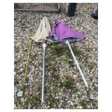 Two Patio Umbrellas