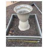 Lifetime Plastic Pieces with Tall Planter.