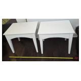 2 Wooden Side Tables