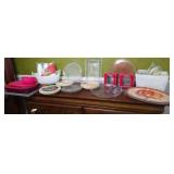 Paper Plates, Cups, Plastic Trays and Baskets