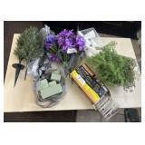 Floral Decor with Foam Boards and Birds Off