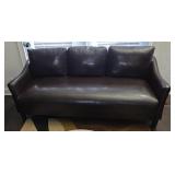 Biglots Leather Sofa. Measures 71" long x 30"