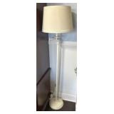 White Floor Lamp With Shade Works