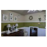 Home Decor Including Lamps, Wall Art, Candles