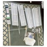 4 Window Blinds 28" with Brackets and Screws