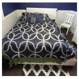 Queen Comforter, Pillows, & Sheet Bed Not Included