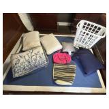 Pillows, Purses, & Laundry Basket
