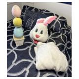 Easter Bunny Costume With Head & Easter Decoration