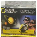 National Geographic 3 -D Adventure Projector in