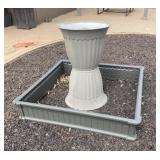 Plastic Landscape Pieces with Planter