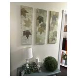 Wall decor, Faux Greenery, Candles, Lamp & More