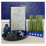 Picture With Paisley Print, Vase, & More