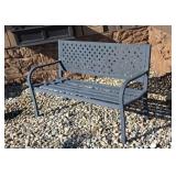 4 Foot Steel Park Bench