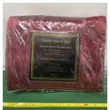 New Queen Satin Sheets