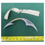 Plastic Pin Worn On Wedding Dress