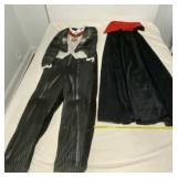 Briefly Stated Dracula Costume Size XL with Cape