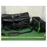 Ummarked Leather Carry Brief Case and Travel Bag