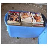 Large Tote Playboy Magazines Unsearched