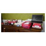 Office Supplies, HP Laptop, Printer