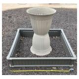 Plastic Lifetime Pieces and Planter.