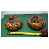 Glass Pumpkins On Vine Broke