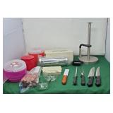 Bread Tube, Paper Towel Holder, Knives, & More