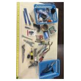 Screwdrivers, Caulk Gun, Screws, Nails, Pry