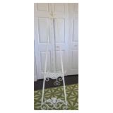 White Metal Easel