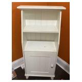 White Cabinet 37" Tall with Contents