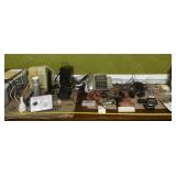 HP Older Printer, Panasonic Telephone, Speakers,