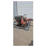 Homelite 10 hp gas water/ trash pump 3" runs.