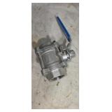New FNW 1 1/2" Stainless steel ball valve