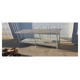 8 ft stainless steel table